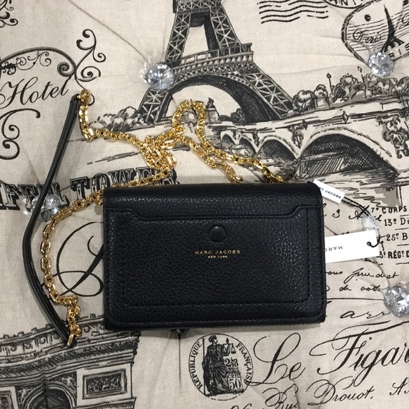 🎁 Marc Jacobs Empire City Leather Wallet Crossb. Bag - Picture 7 of 13